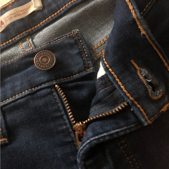 Levi’s Shaping Straight 314 Jeans in Dark Wash Size 29 - Picture 9 of 16